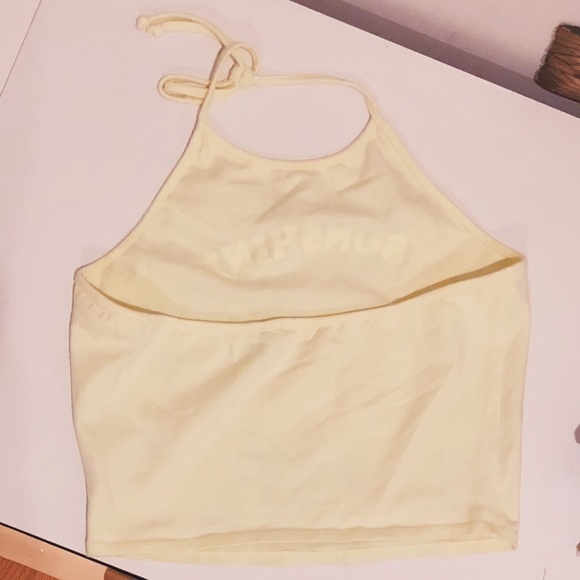 PacSun L.A. Hearts Sunshine cropped Halter Top - Picture 2 of 3